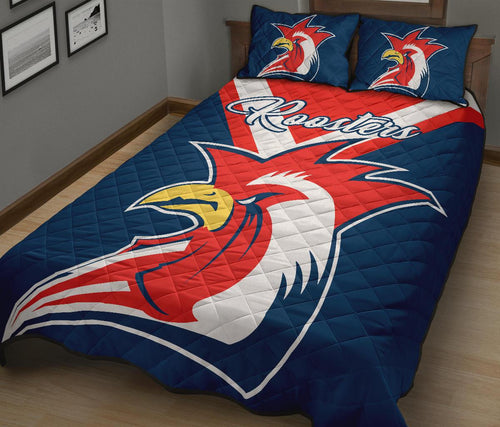 australia-roosters-quilt-bed-set