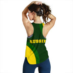 Racerback Tank - Australia Coat of Arms Tank Top National Colors - Women - Vibe Hoodie