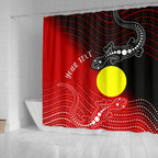 customaboriginal-shower-curtain-two-indigenous-lizard