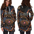 Indigenous Women Hoodie Dress All Stars - Vibe Hoodie