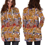 aboriginal-hoodie-dress-koala-kangaroo-patterns-australian-animals