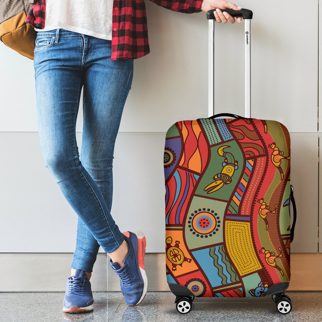 luggage-covers-aboriginal-art-with-animals