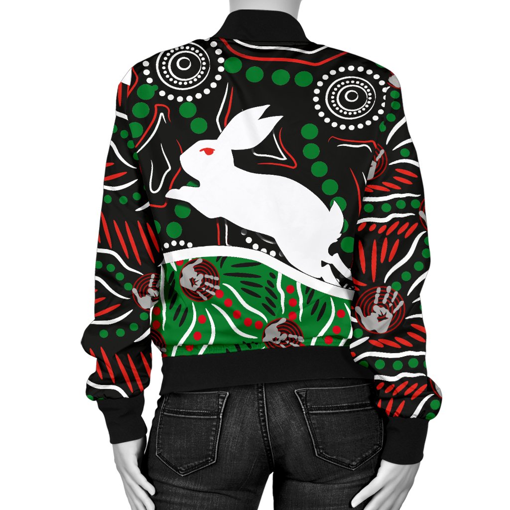 rabbitohs-women-bomber-jacket-aboriginal