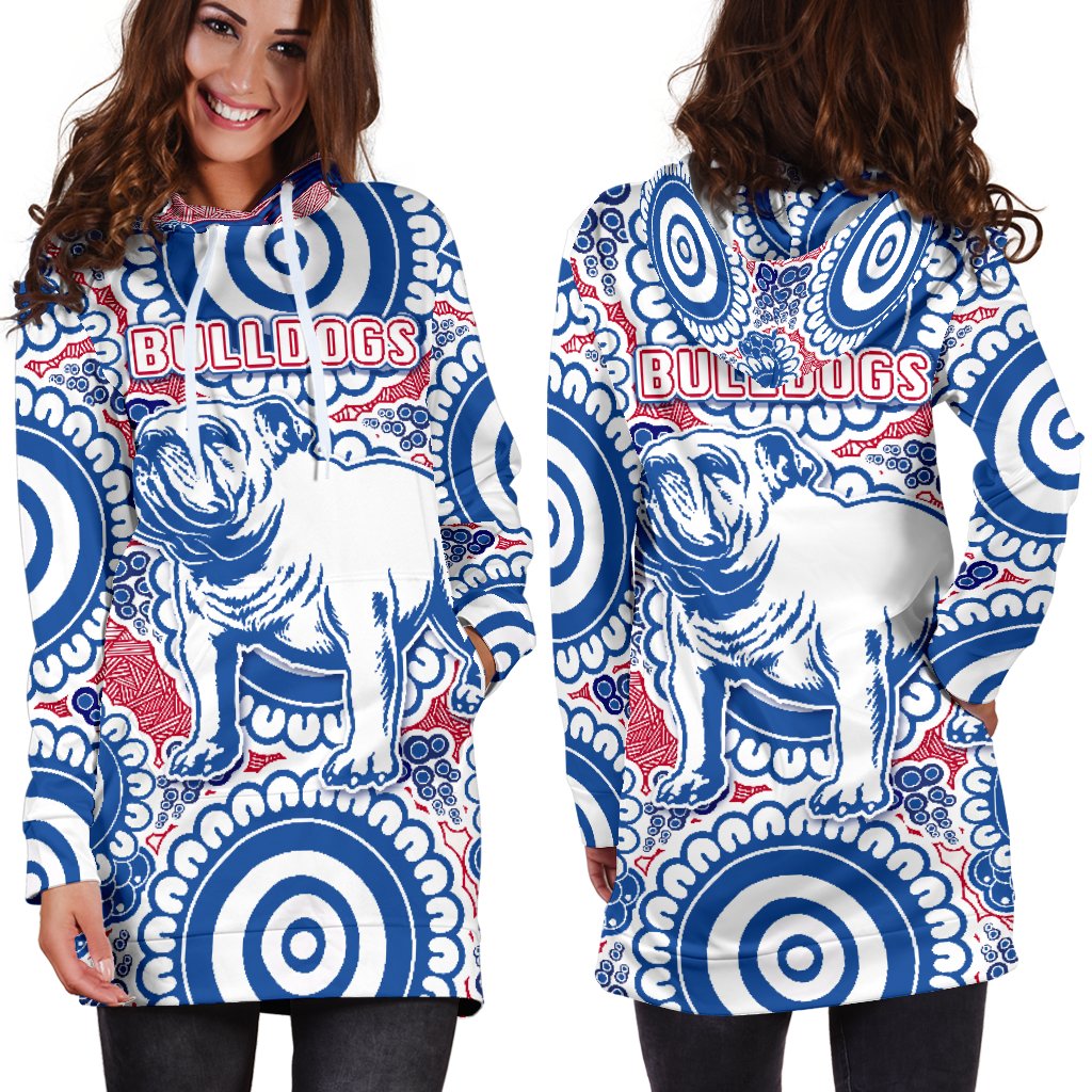 western-womens-hoodie-dress-bulldogs-simple-indigenous
