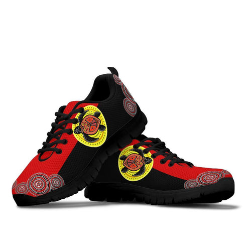 aboriginal-sneakers-turtle-patterns-circle-dot-painting