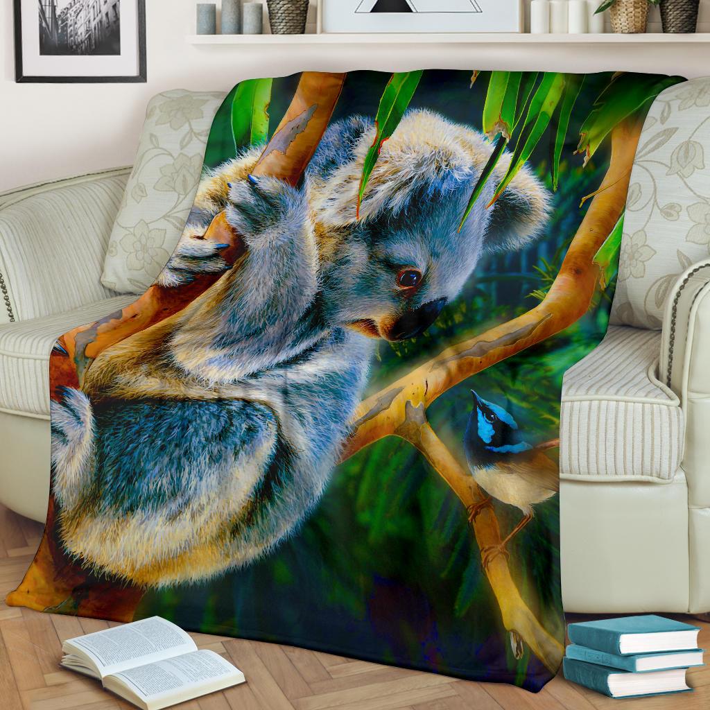 premium-blanket-3d-koala-blanket-koala-aussie-greeting
