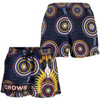 Adelaide Women Shorts Original Indigenous Crows - Vibe Hoodie