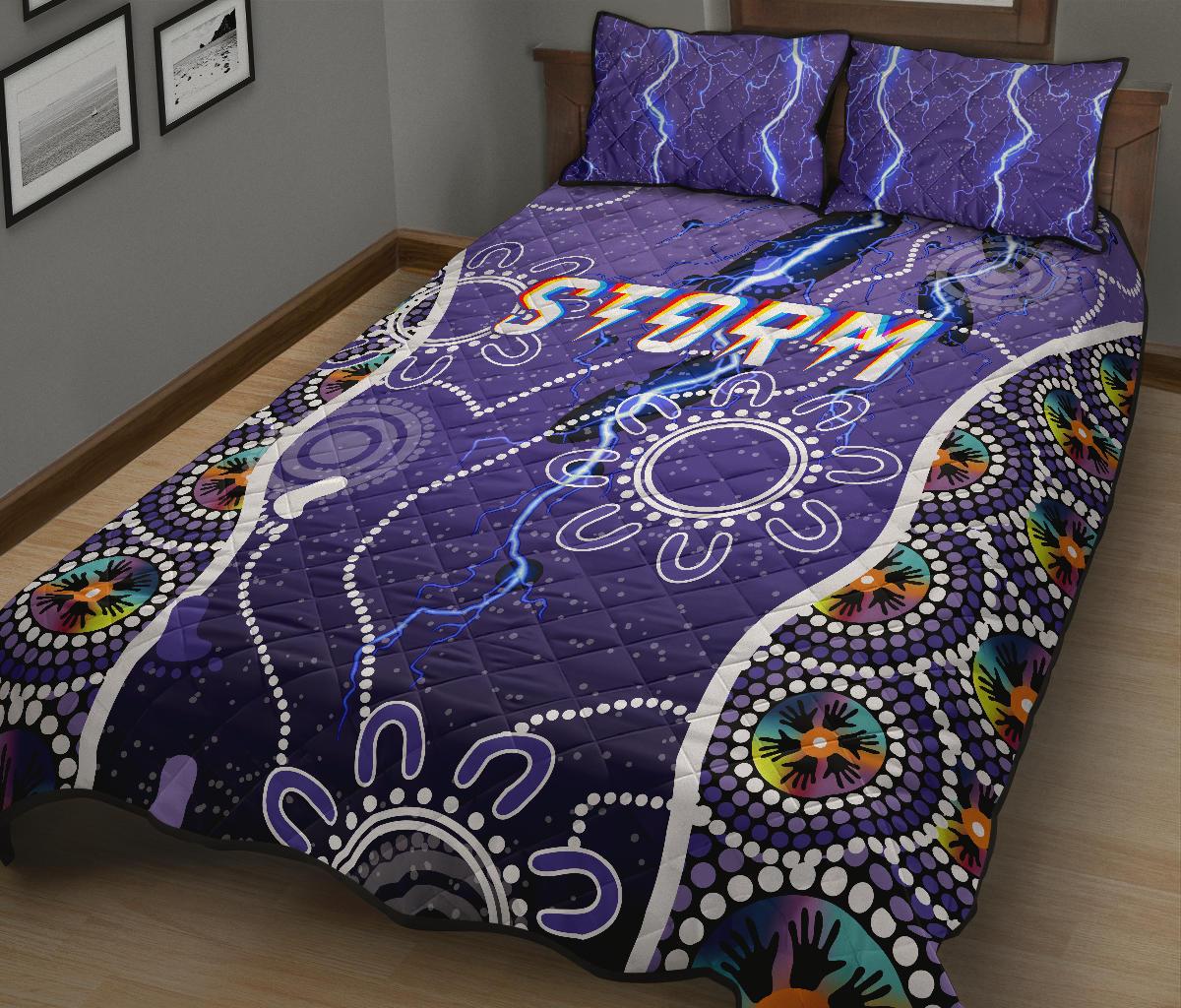 melbourne-storm-quilt-bed-set-indigenous