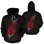 light-silver-fern-new-zealand-hoodie-red