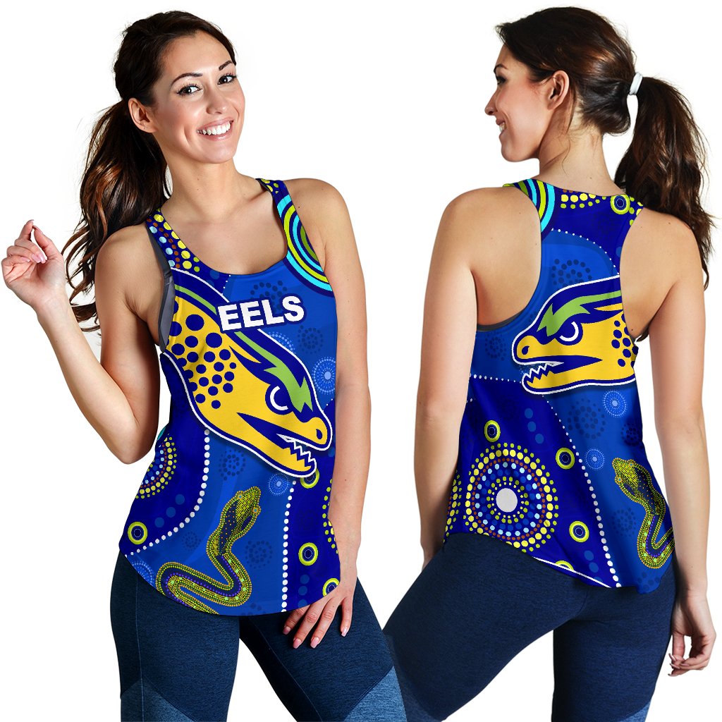 Eels Indigenous Women Racerback Tank Competitive - Vibe Hoodie