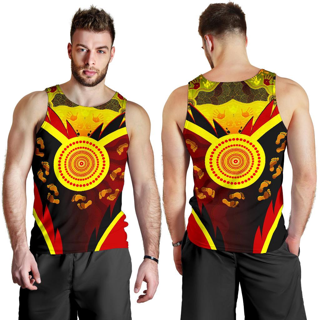 aboriginal-mens-tank-top-indigenous-flag-with-footprint-hand-art