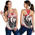 Sydney Women Racerback Tank Indigenous Swans - Vibe Hoodie