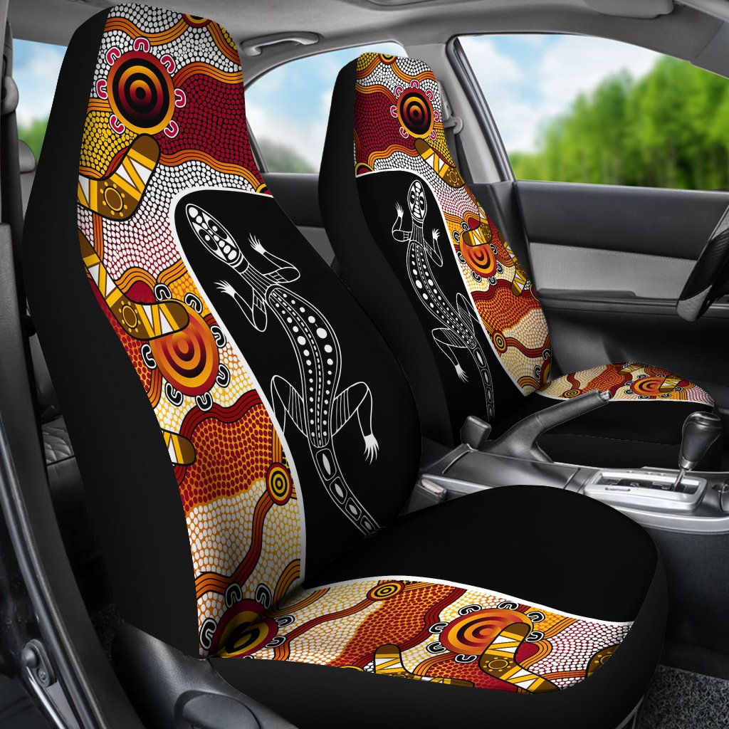 car-seat-covers-aboriginal-dot-painting-lizard-seat-covers