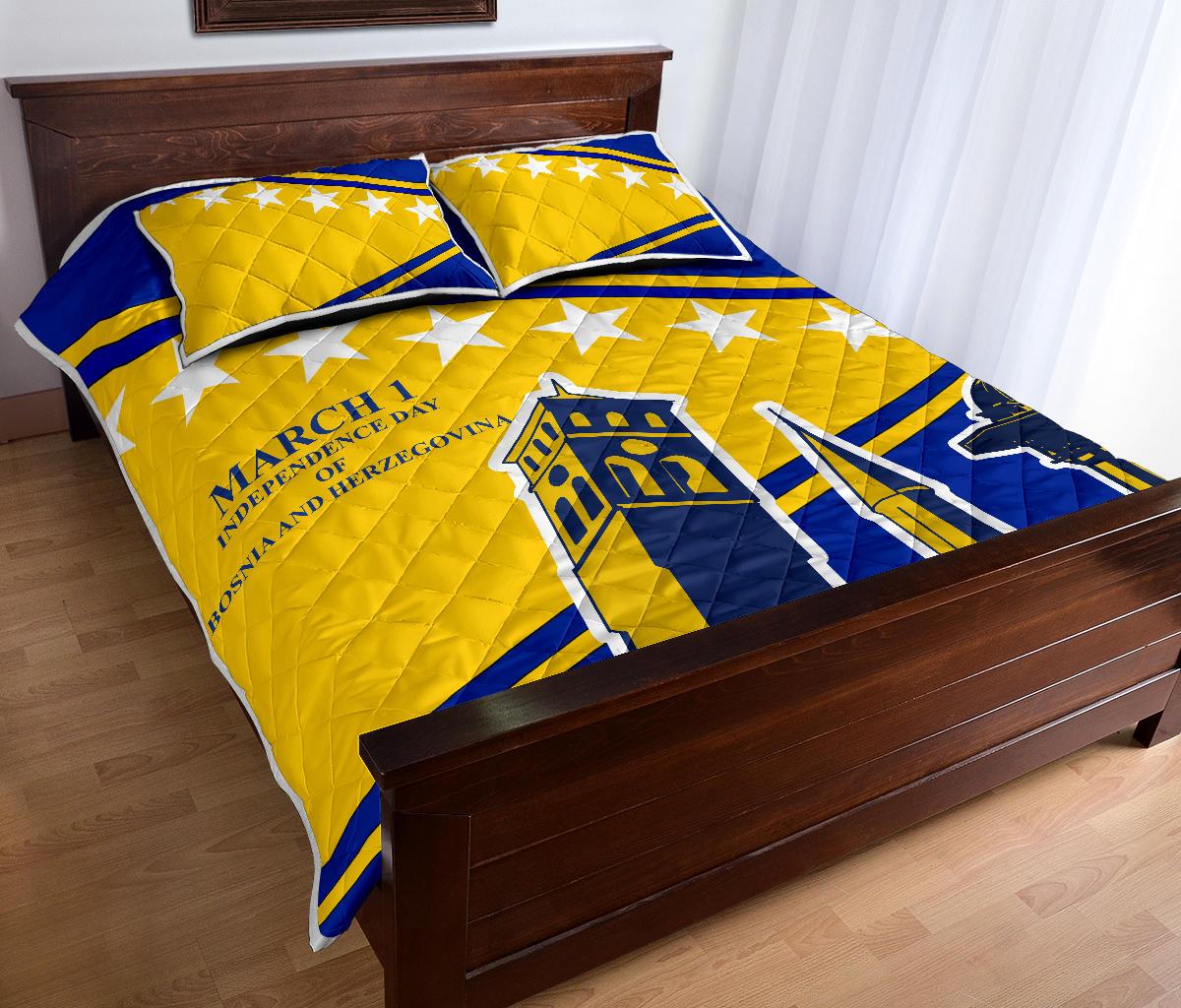 1sttheworld-quilt-bed-set-bosnia-and-herzegovina