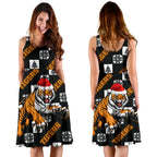 Wests Christmas Women's Dress Tigers Fancy - Vibe Hoodie