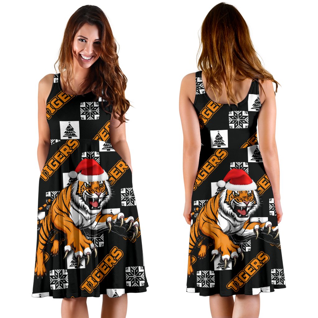 Wests Christmas Women's Dress Tigers Fancy - Vibe Hoodie