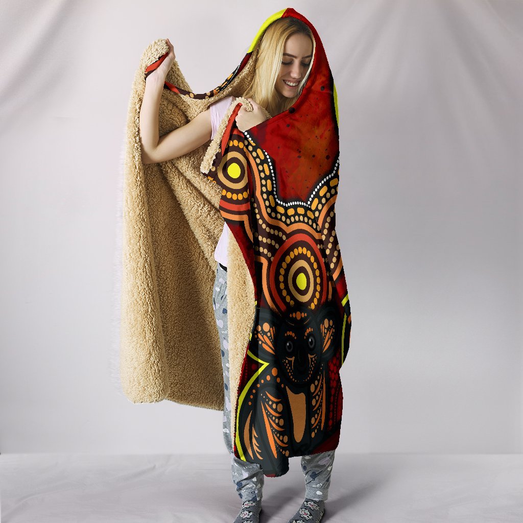 aboriginal-hooded-blanket-australian-indigenous-koala