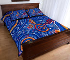 aboriginal-quilt-bed-set-indigenous-footprint-patterns-blue-color