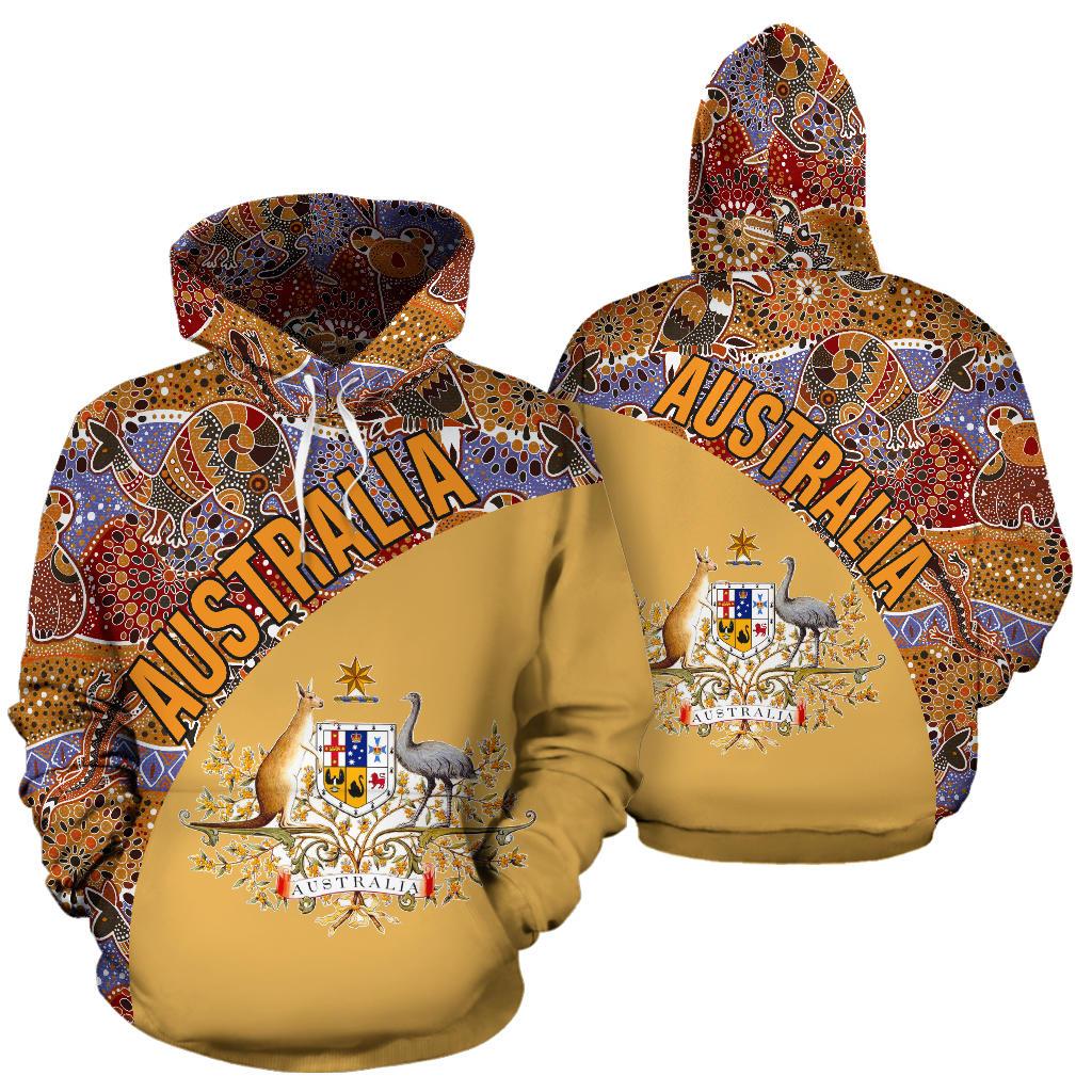 aboriginal-hoodie-australian-coat-of-arms-kangaroo-koala-all-over-print