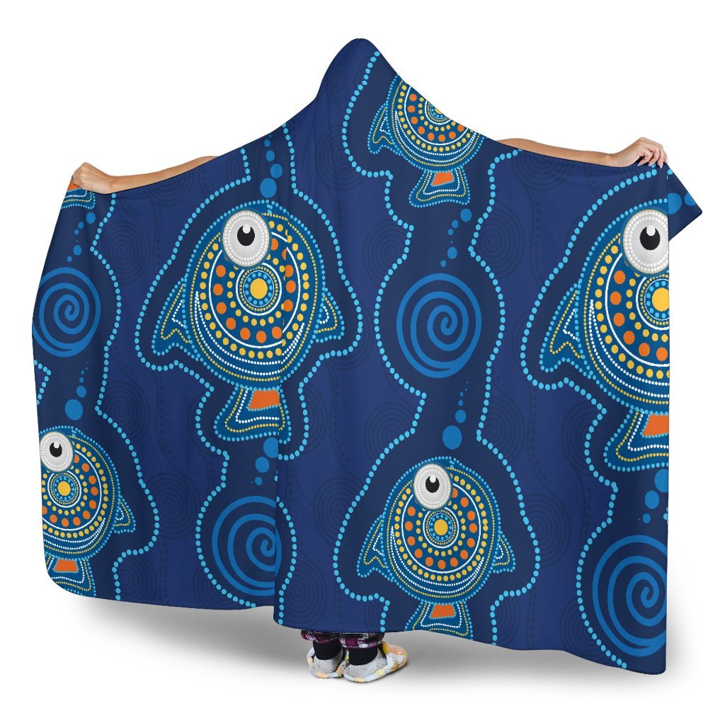 hooded-blanket-indigenous-turtle-patterns