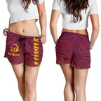 Brisbane Broncos Women Shorts Anzac Day Country Style - Vibe Hoodie