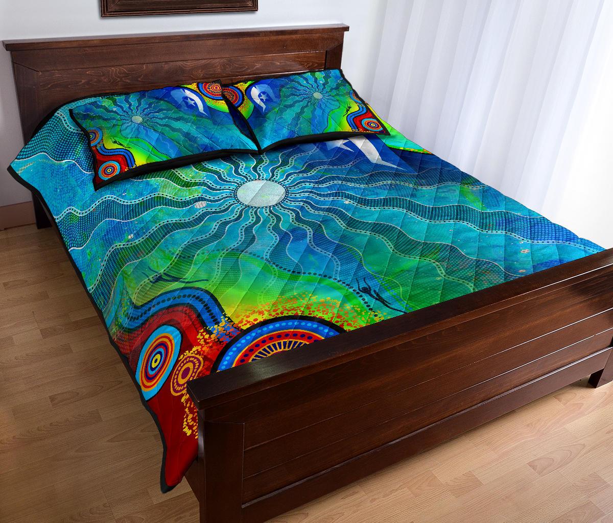 quilt-set-cover-torres-strait-islanders-flag-with-aboriginal-patterns-quilt-bed-set