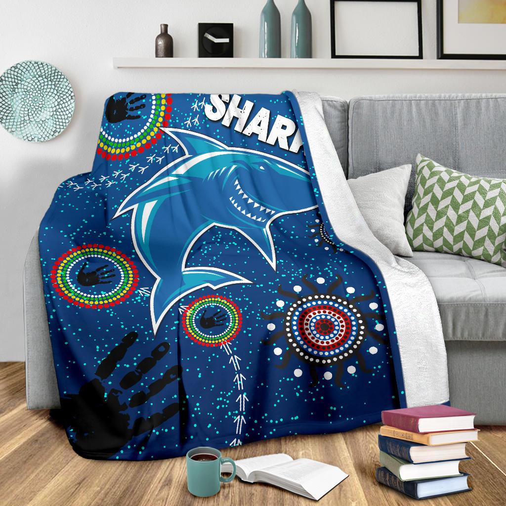 naidoc-sharks-premium-blanket-cronulla-aboriginal-style
