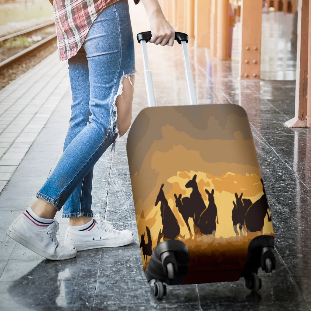 luggage-cover-kangaroo-suitcase-family-sunset-painting-ver02a