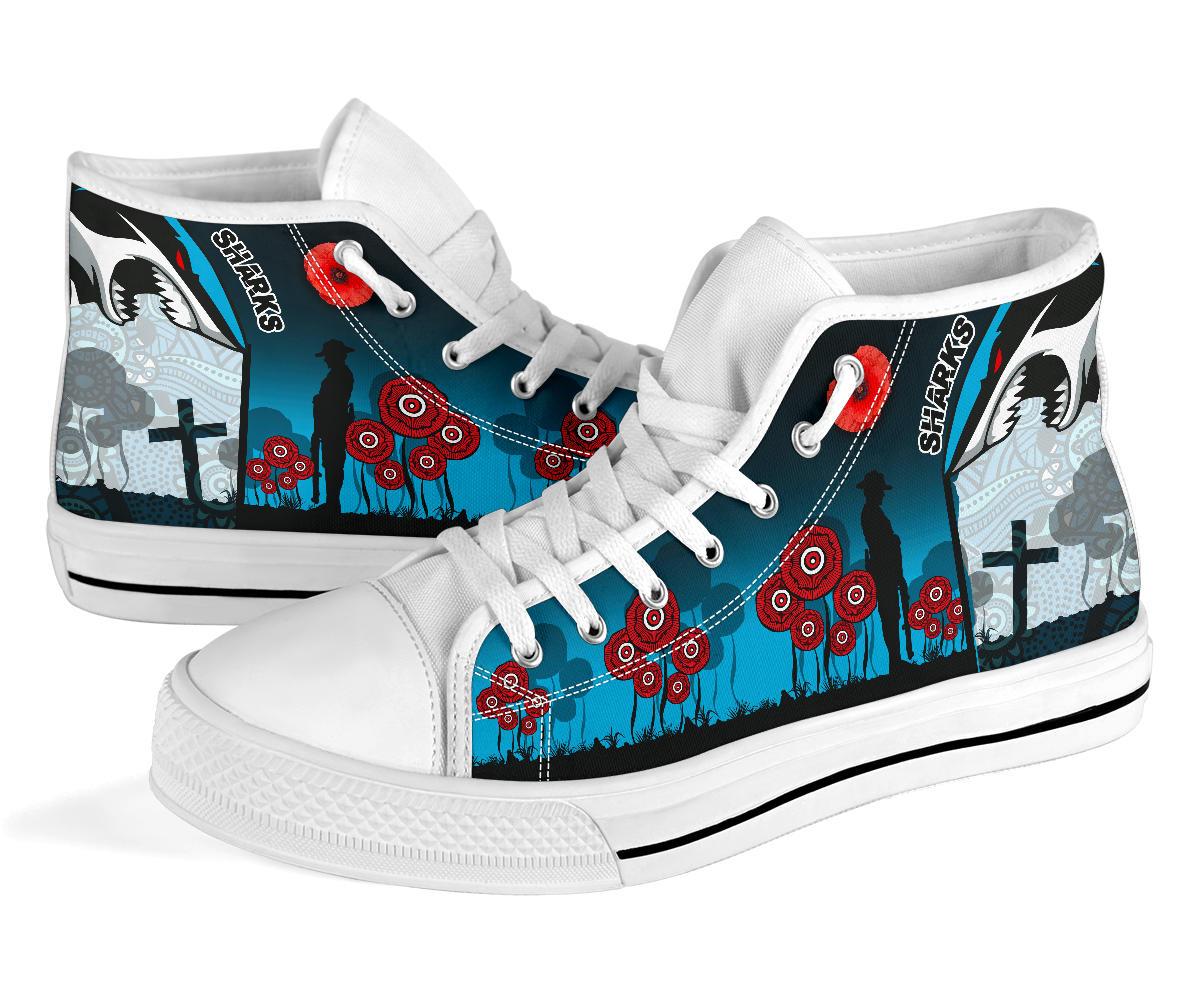 sharks-high-top-shoe-cronulla-anzac-day