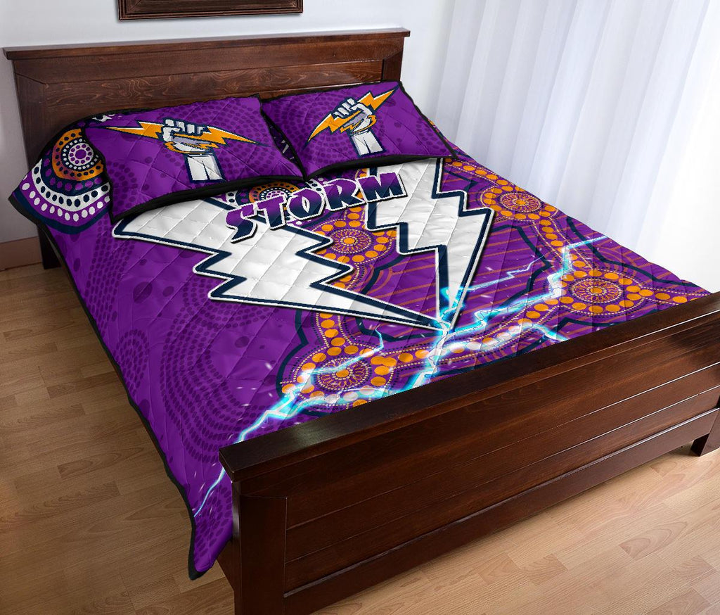 storm-quilt-bed-set-melbourne-indigenous-thunder