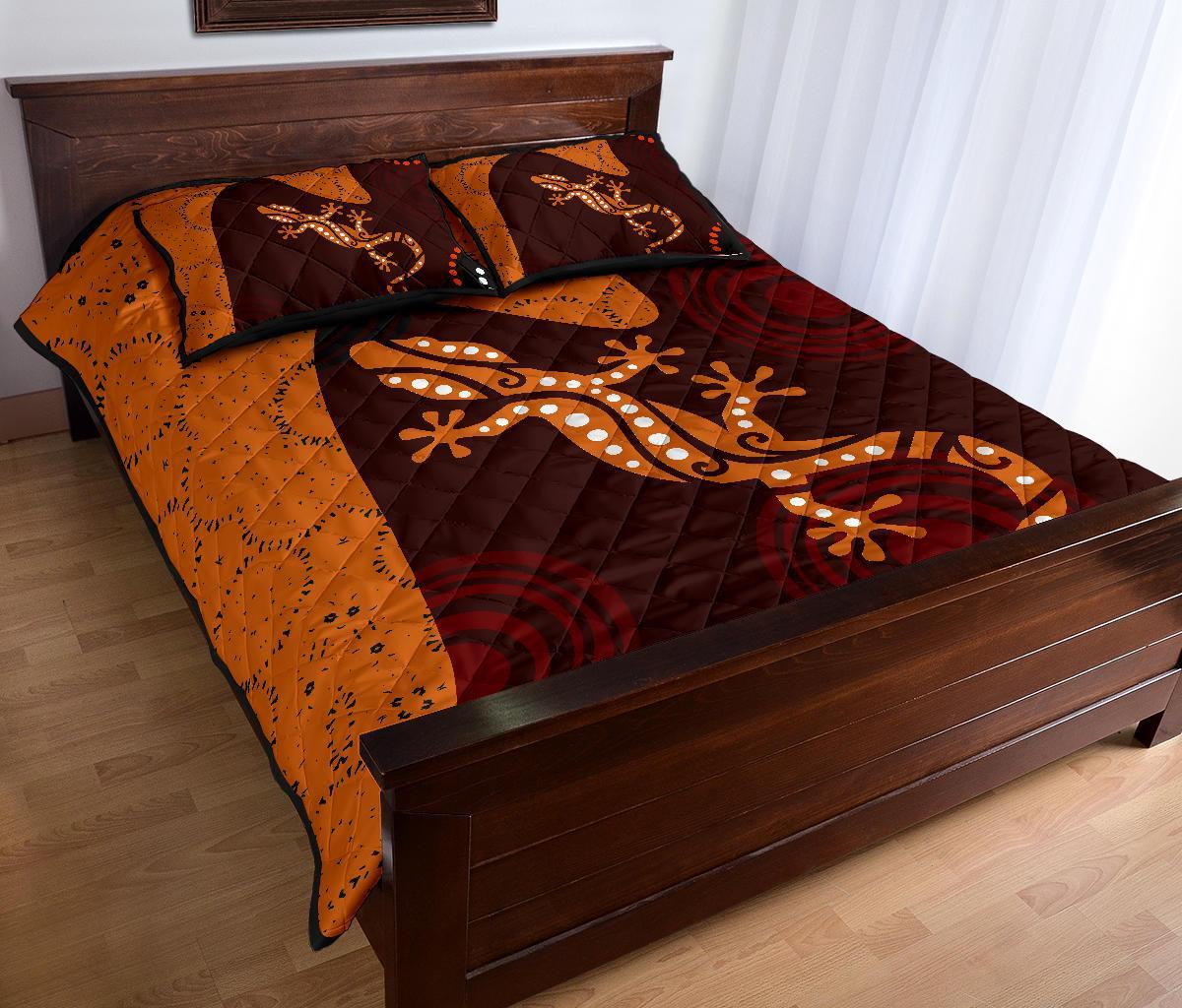 aboriginal-quilt-bed-set-lizard-in-aboriginal-dreaming