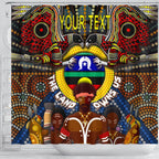 custom-text-the-land-owns-us-shower-curtain