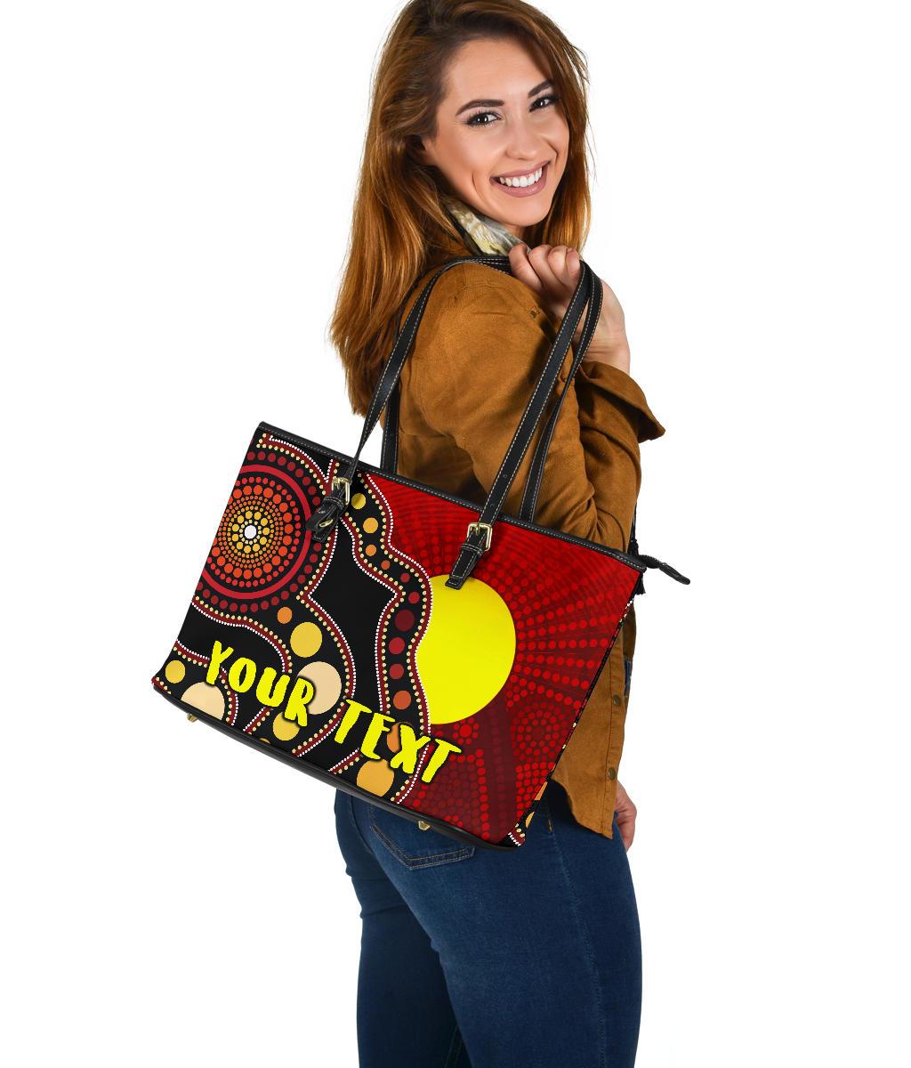 custom-leather-tote-bag-australia-aboriginal-lives-matter-flag