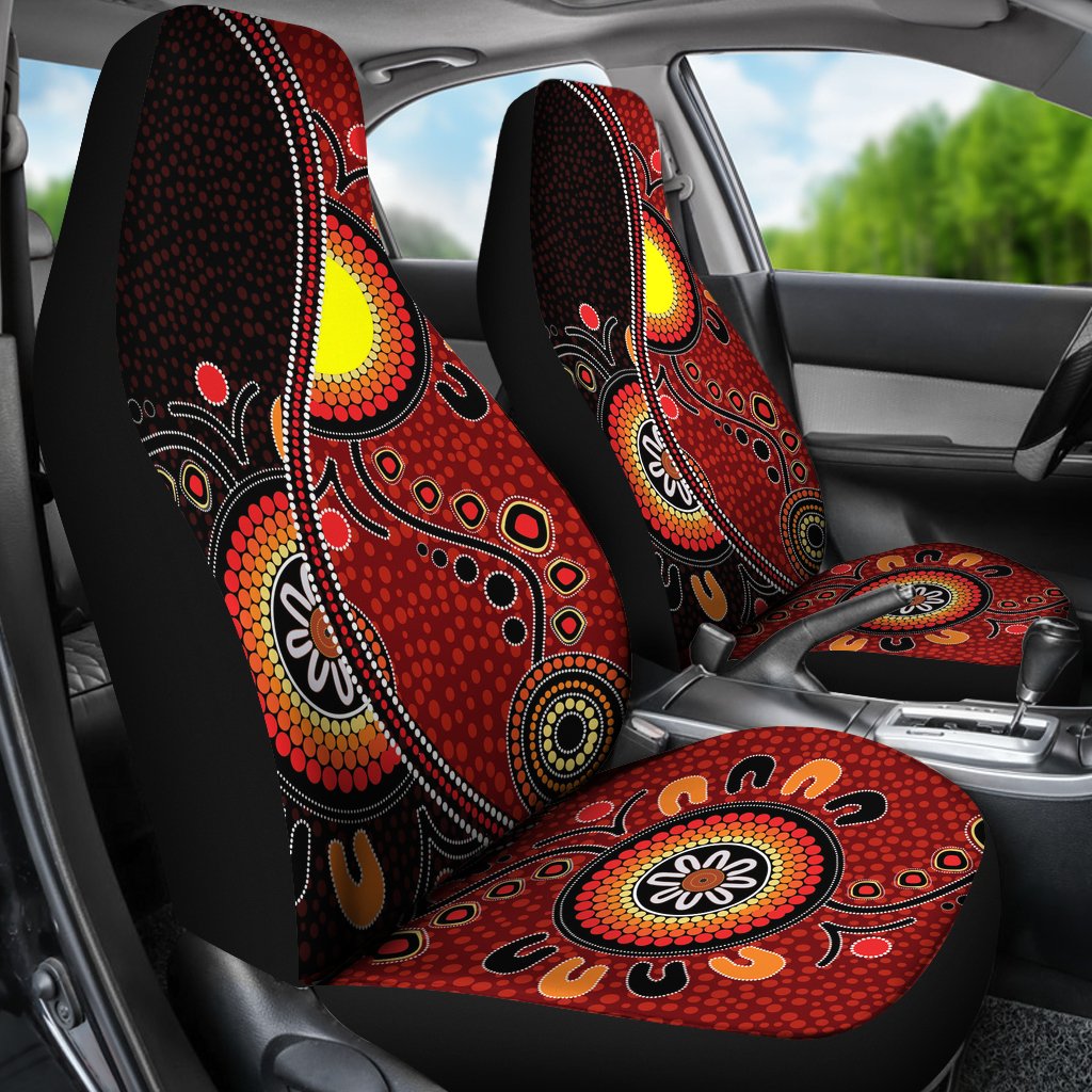 aboriginal-car-seat-covers-australia-flag-dot-painting-art
