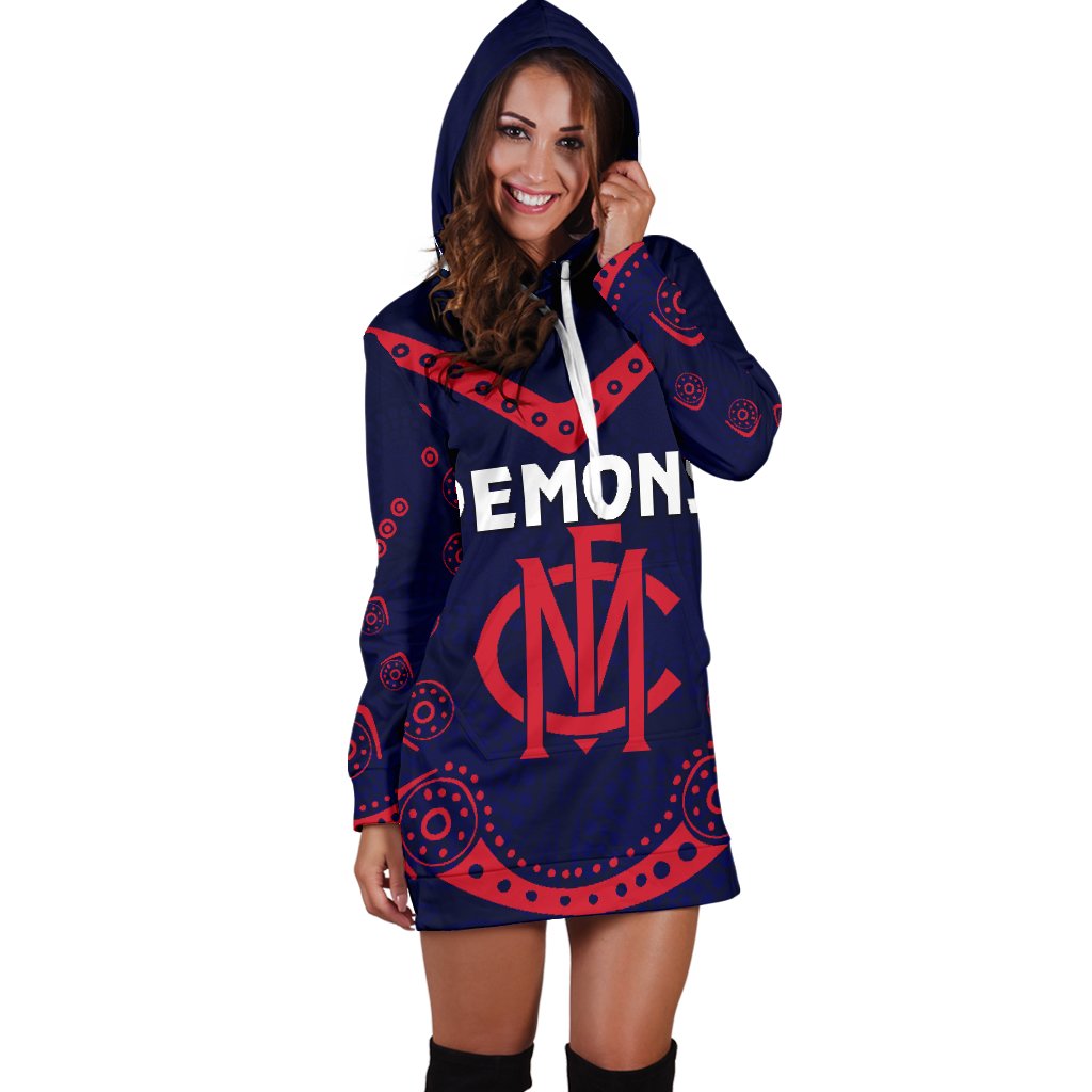 melbourne-demons-indigenous-women-hoodie-dress-football