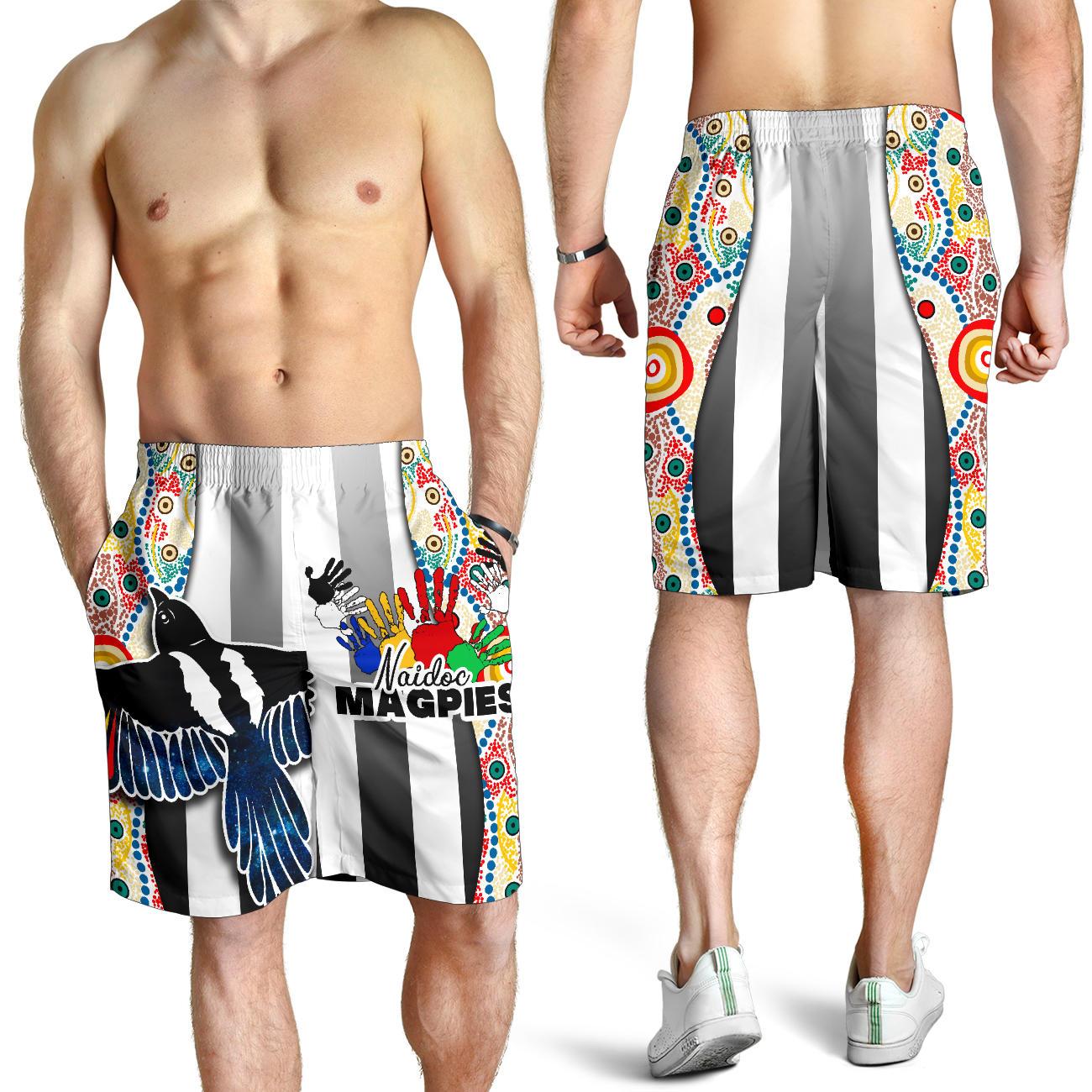custom-personalised-magpies-naidoc-week-all-over-print-mens-shorts-collingwood-modern-style