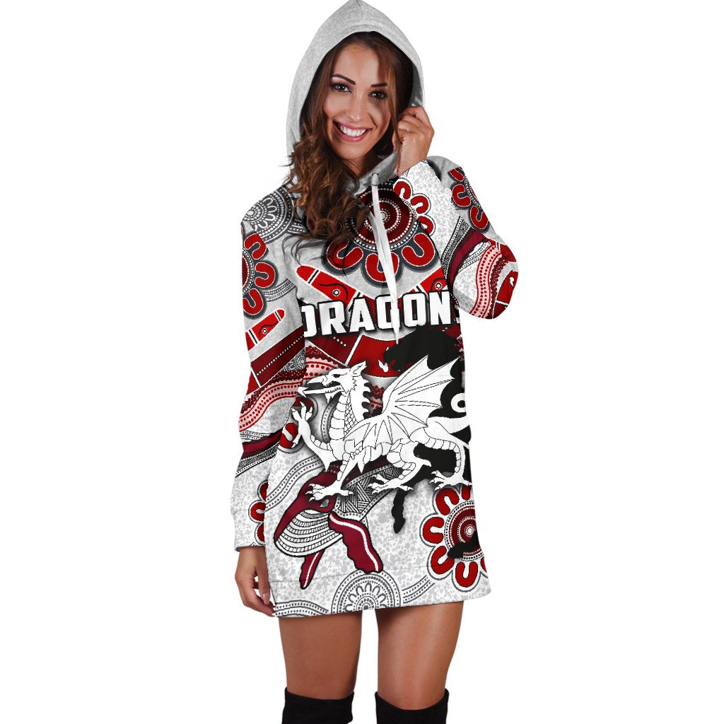 dragons-women-hoodie-dress-st-george-indigenous-white
