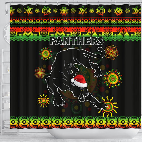 penrith-panthers-christmas-shower-curtain-indigenous