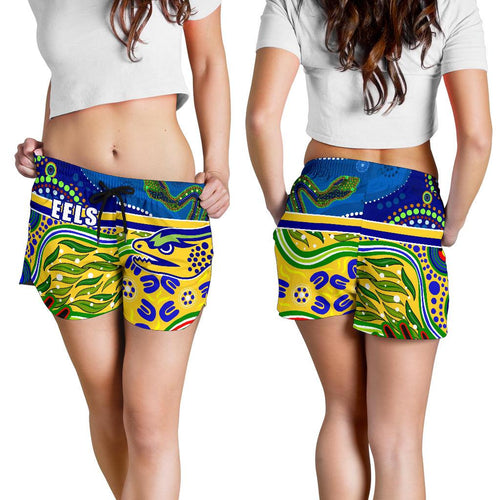Eels Naidoc Special Women Shorts - Vibe Hoodie