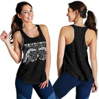 New Zealand Women'S Racerback Tank, Maori Taumutu Tattoo - Vibe Hoodie