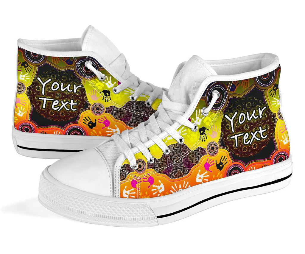 custom-aboriginal-high-top-shoe-indigenous-circle-dot-painting-hand-art-bn18