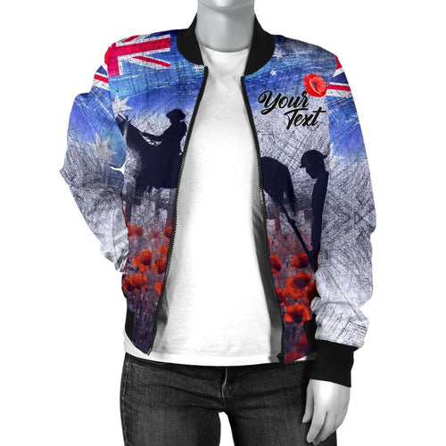 custom-text-anzac-day-womens-bomber-jacket-lest-we-forget-vintage-poppies