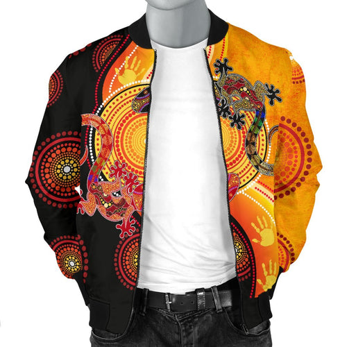 aboriginal-mens-bomber-jacket-couple-aboriginal-lizards