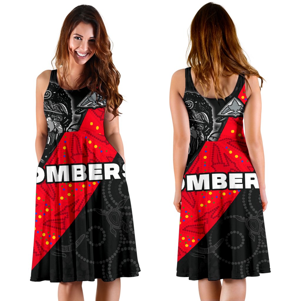 Bombers Naidoc Week Women's Dress Essendon Ingenious Spesial Version - Vibe Hoodie