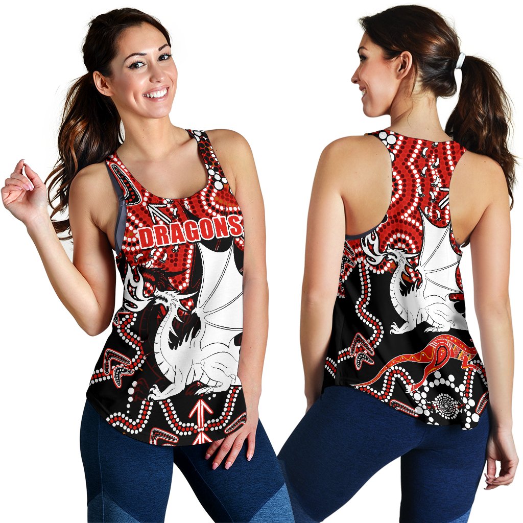 Dragons Women Racerback Tank St. George Indigenous Limited - Vibe Hoodie