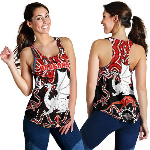 Dragons Women Racerback Tank St. George Indigenous Limited - Vibe Hoodie
