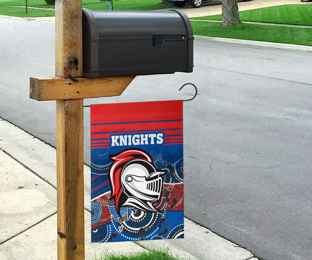 custom-personalised-knights-flag-newcastle-aboriginal-horizontal-style