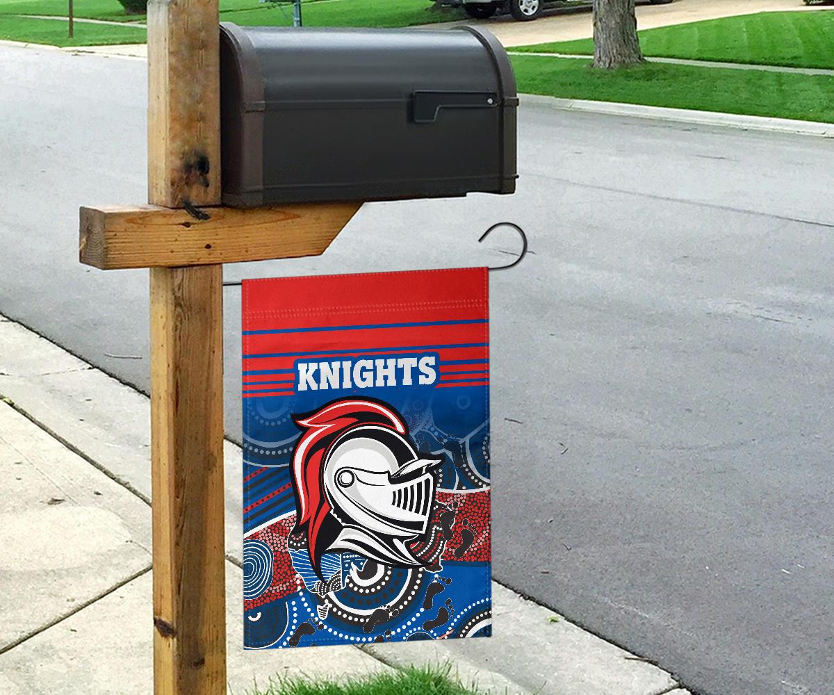 custom-personalised-knights-flag-newcastle-aboriginal-horizontal-style