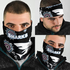 cronulla-bandana-3-pack-sharks-simple-indigenous-black