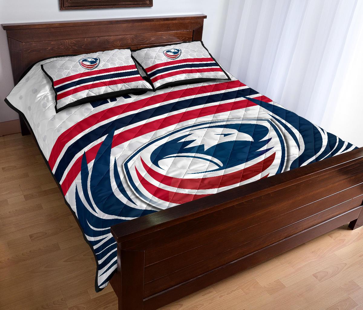 usa-rugby-eagles-quilt-bed-set-simple-style-white